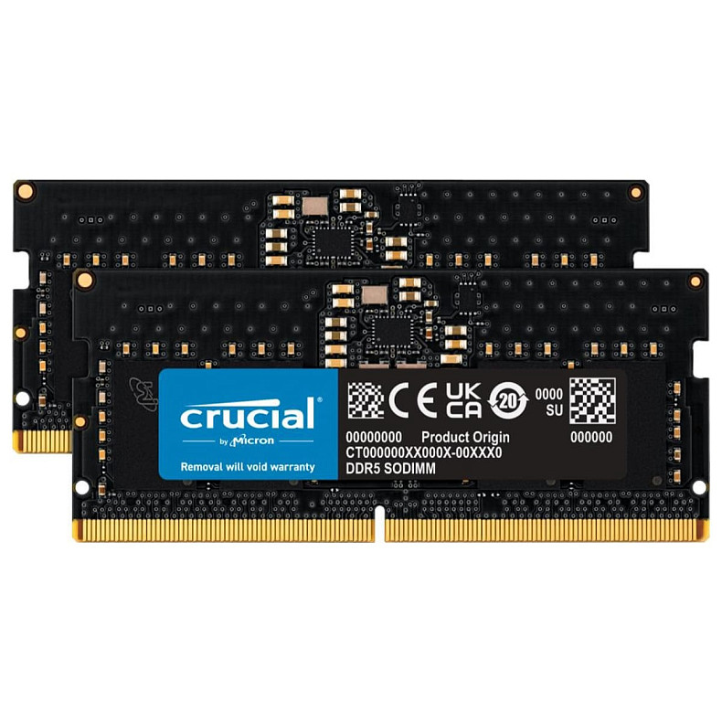 ОЗП Crucial 32GB DDR5-5600 SO KIT2 CT2K16G56C46S5