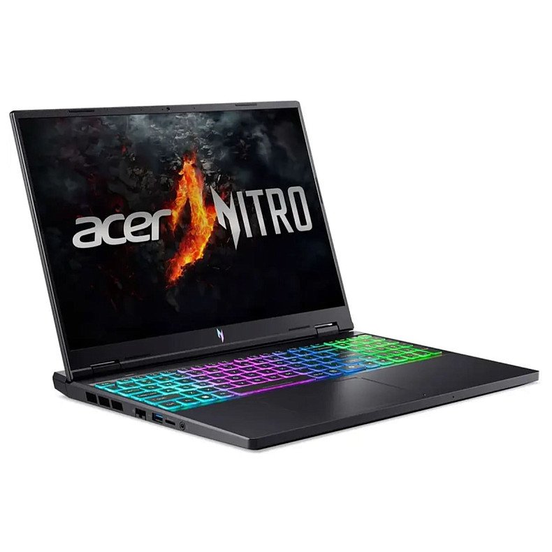 Ноутбук Acer Nitro 16 AN16-73 16" WUXGA IPS, Intel i5-14450HX, 16GB, F512GB, NVD4060-8, Lin, черный