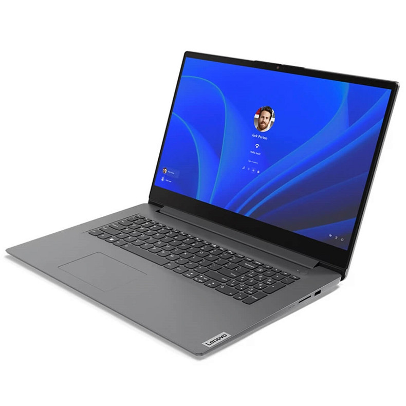 Ноутбук Lenovo V17-G4 17.3" FHD IPS AG, Intel i3-1315U, 8GB, F256GB, UMA, Win11P, сірий (83A2001XRA)