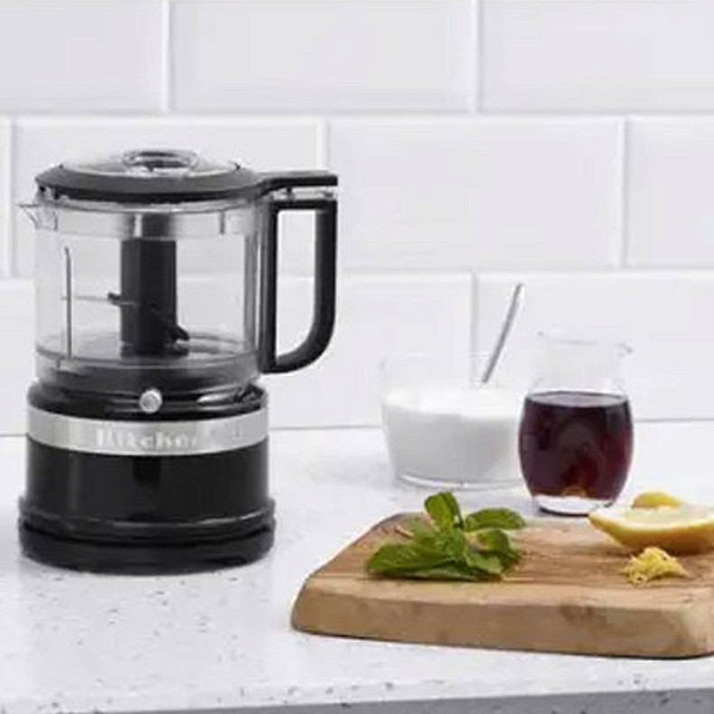 Кухонный миникомбайн KitchenAid чаша 830мл 5KFC3516EOB черный