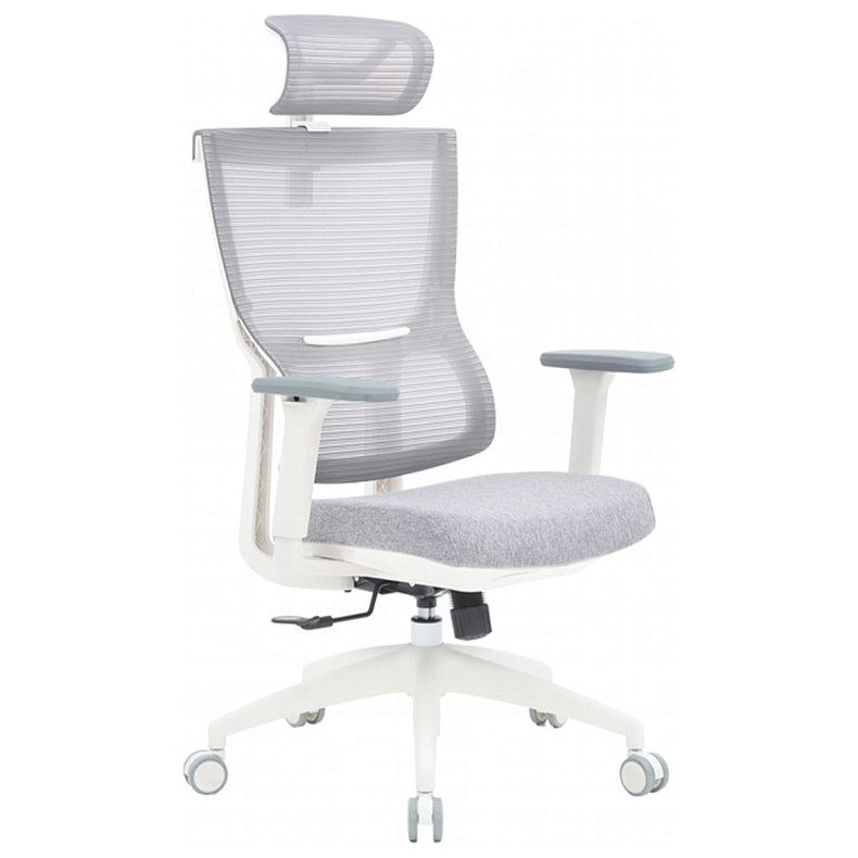 Крісло офісне OfficePro Elegant OC600-W-LG-LG