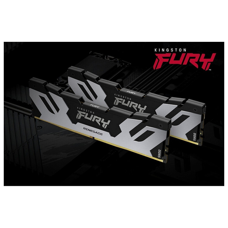 ОЗУ DDR5 2x48GB/6400 Kingston Fury Renegade Silver (KF564C32RSK2-96)