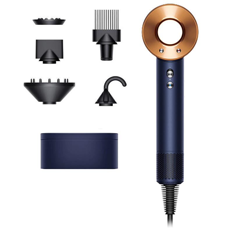 Фен Dyson HD07 Supersonic Special Gift Edition Prussian Blue/Rich Copper (412525-01)