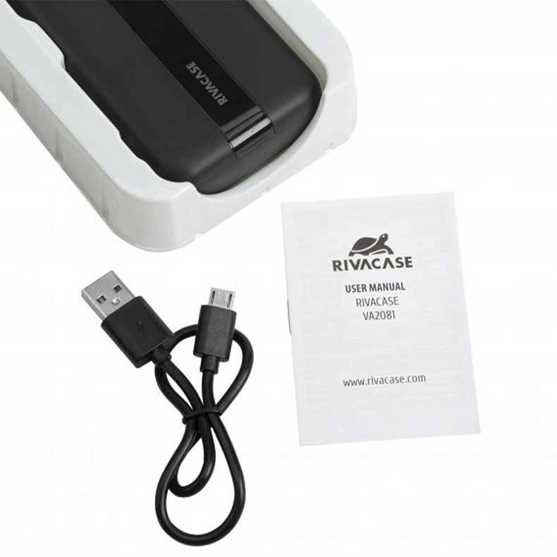 Універсальна мобільна батарея Rivacase VA2081 20000mAh Black