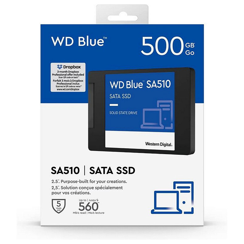 SSD диск WD Blue SA510 500 GB (WDS500G3B0A)