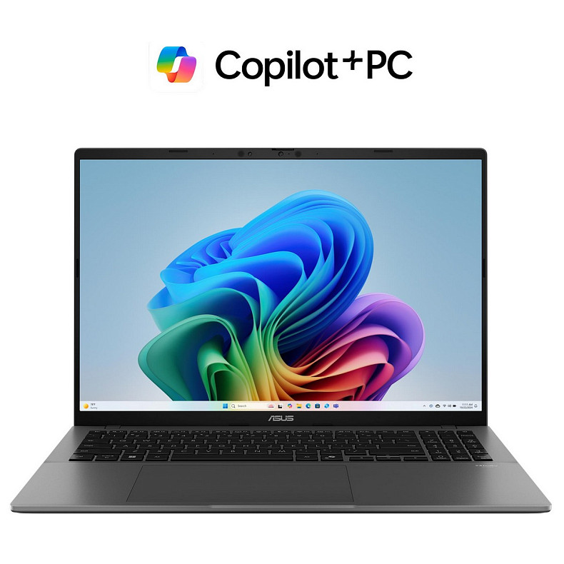 Ноутбук ASUS Vivobook S16 S3607QA-PL006W 16" 2.5K IPS, Snapdragon X1 26 100, 16GB, F1TB, UMA, Win11