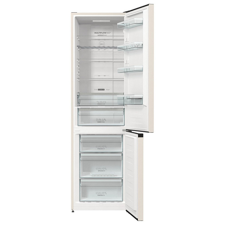 Холодильник з нижн. мороз. камерою Gorenje NRK6202AC4, 200х60х60см, 2 двері, 235( 96)л, А+, NoFrost+