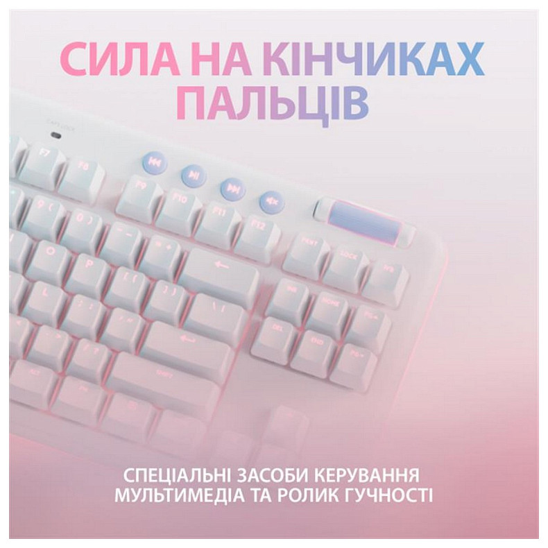 Клавіатура Logitech G713 Linear White USB (920-010678)