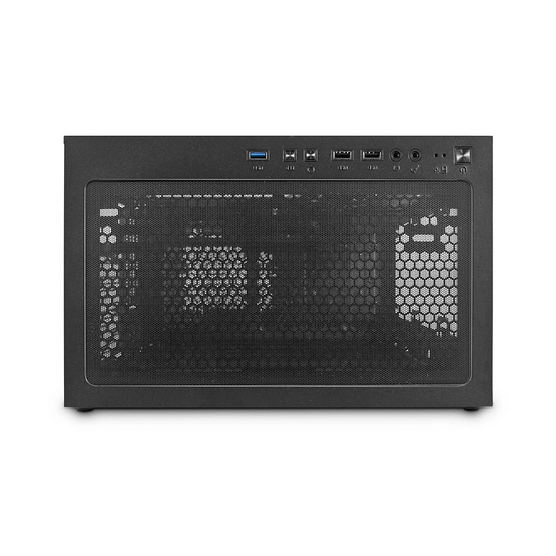 Корпус 1stPlayer T3-BK-4F1 Black без БП