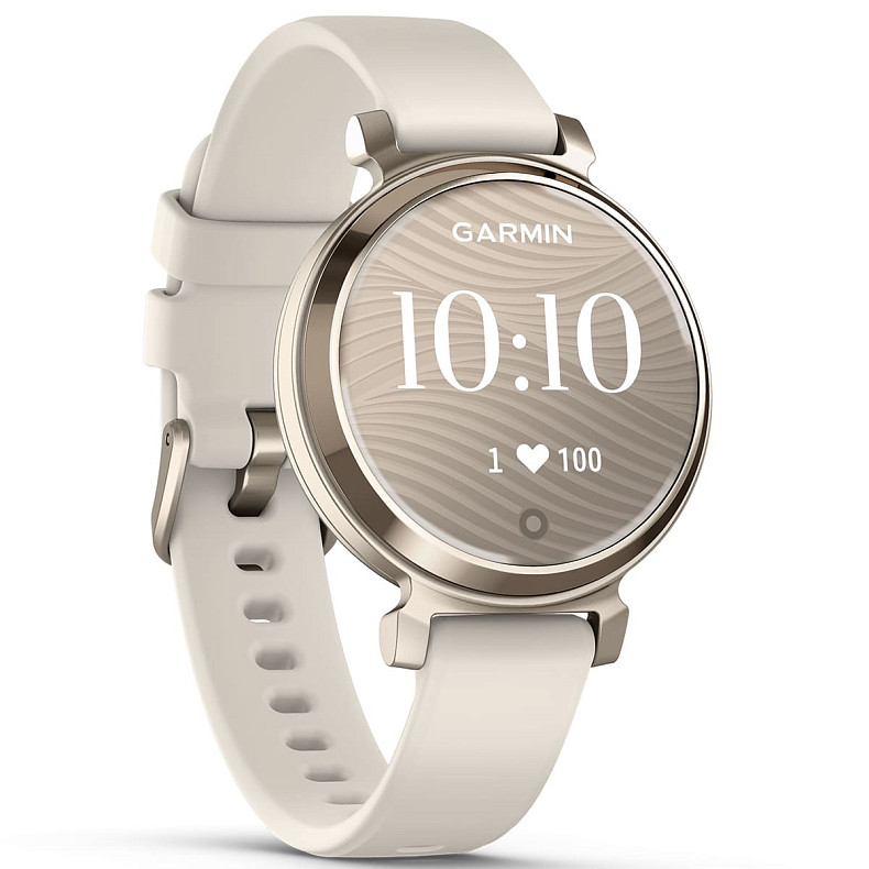 Спортивные часы GARMIN Lily 2 Active Lunar Gold with Bone Silicone