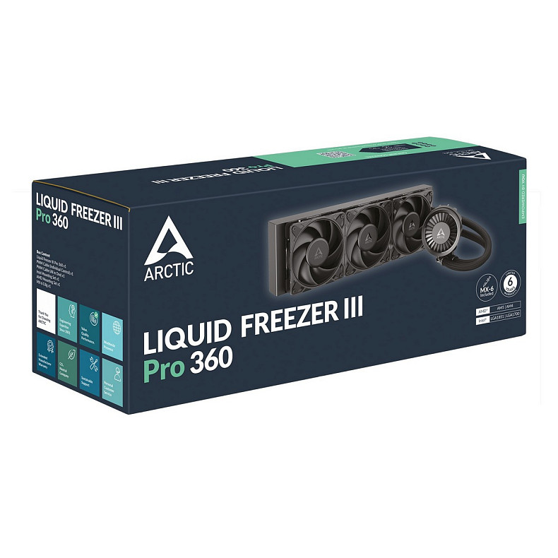 Система водяного охлаждения Arctic Liquid Freezer III Pro 360 Black (ACFRE00180A)