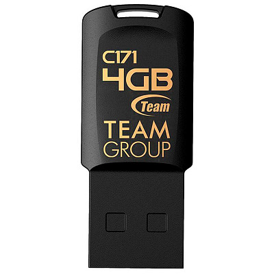 Флеш накопитель 4GB Team C171 Black (TC1714GB01)
