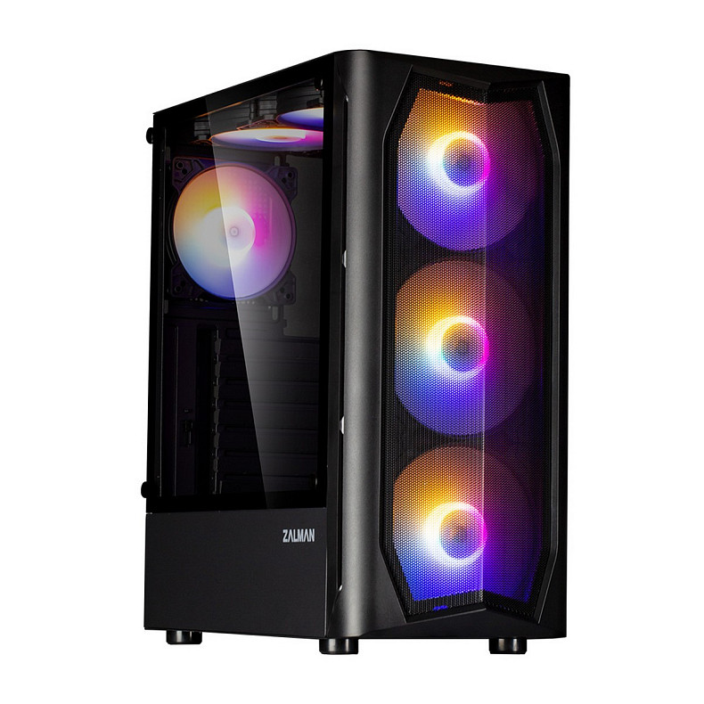 Корпус Zalman N4 Rev.1 з БЖ ZM700-TXII  1xUSB3.0, 2xUSB2.0 3x140мм RGB, 3x120мм RGB VGA 315мм LCS re