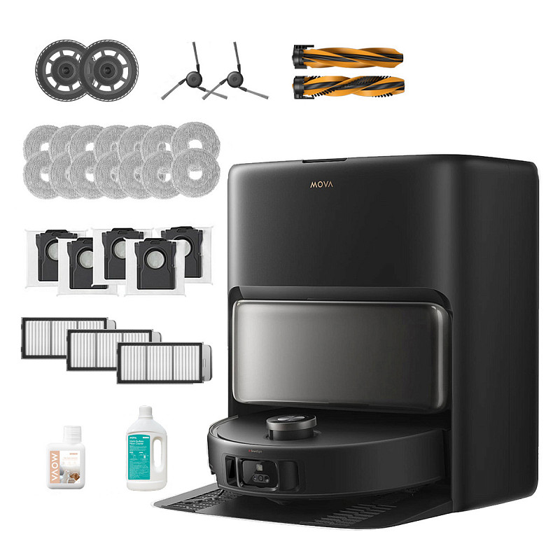 Робот-пилосос Mova V50 Ultra Complete Black EUA - Ушкоджена упаковка