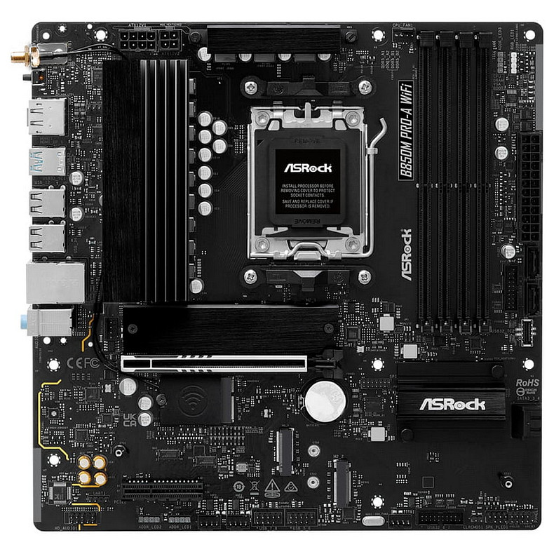 Материнская плата ASRock B850M Pro-A WiFi Socket AM5