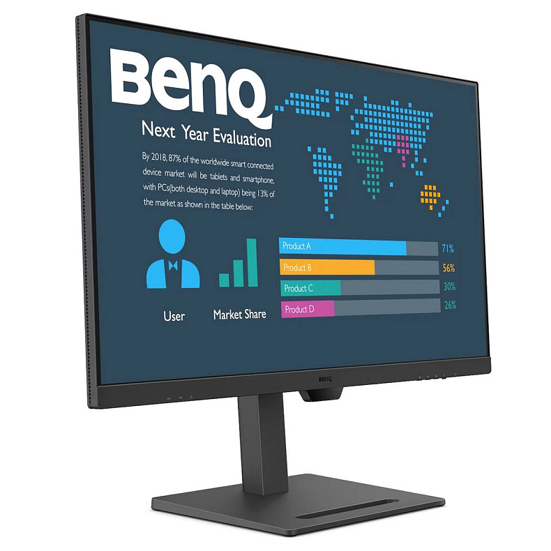 TFT 31.5" BenQ BL3290QT, IPS, 2K QHD, 75Hz, HDMI, DP, DP-out, USB-C, HAS, USB-hub, колонки, черный