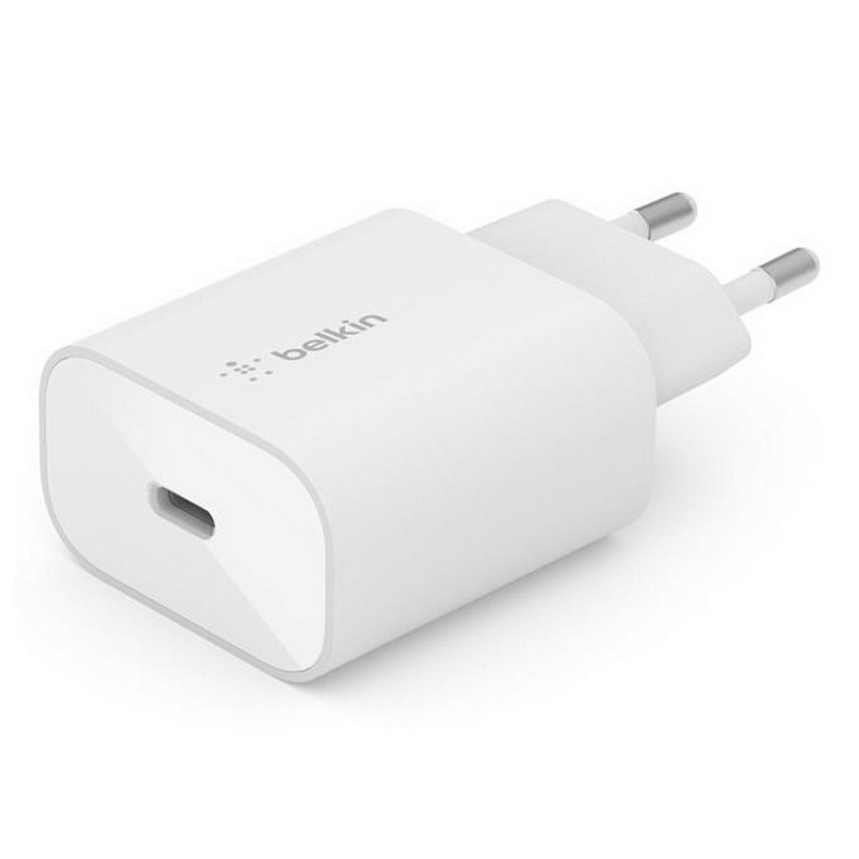Зарядное устройство сетевое Belkin 25Вт USB-С PD PPS, белый