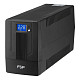 ИБП FSP iFP-600, 600ВА/360Вт, USB, LCD, 2хSchuko, AVR, Black