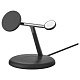 Зарядний пристрій бездротовий Belkin 3в1 Magnetic Adjustable Pad Qi2 15Вт, чорний