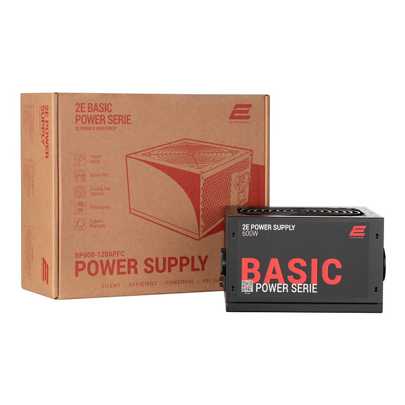 Блок живлення 2E BASIC POWER 600W (2E-BP600-120APFC)