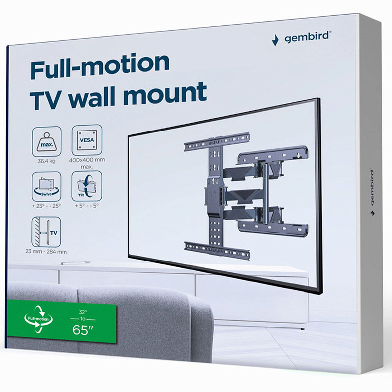 Кріплення для TV Gembird WM-65ST-01