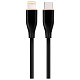 Кабель Cablexpert USB Type-C - Lightning (M/M), 2.25 A, 20 W, 1.5 м, Black (CC-USB2S-CM8PM-1.5M-BK)