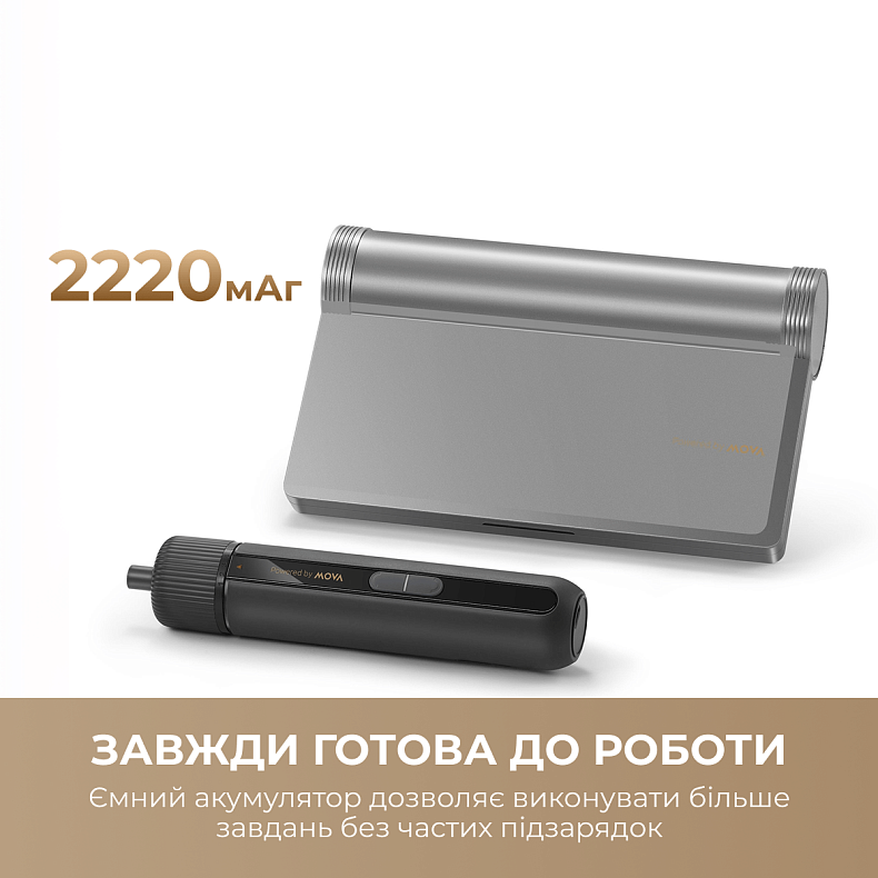 Електровикрутка MOVA MSD008 (8Nm, 24 біти в кейсі)
