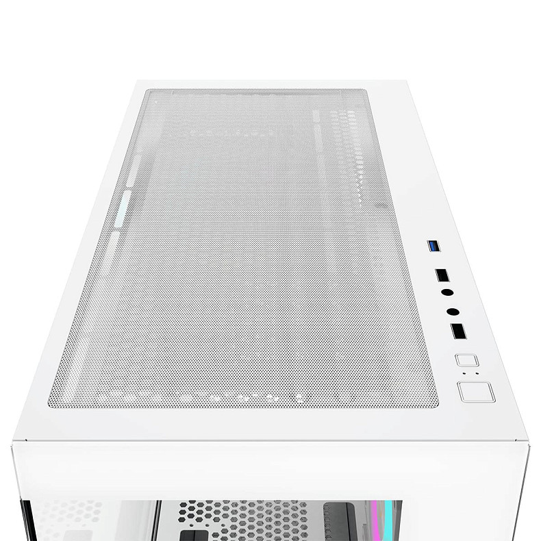 Корпус Ocypus GAMMA C52 W/O PSU, WH ARGB mATX (GAMMA-C52-WHD300XX-GL)