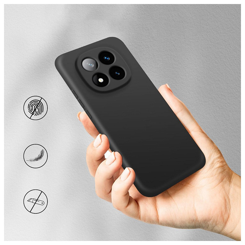 Чeхол-накладка BeCover для Xiaomi Redmi Note 14 Pro Plus 5G Black (712761)