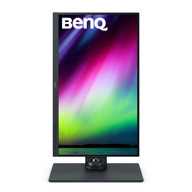 TFT 27" BenQ SW270C, IPS, QHD, 99% Adobe RGB, HDMIx2, DP, USB-C, USB хаб, Card Reader, темно-серый