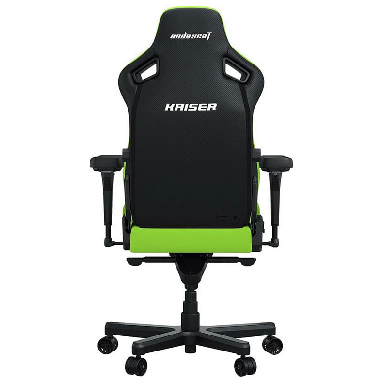 Крісло ігрове Anda Seat Kaiser 4 Cyber Green PVC Size XL