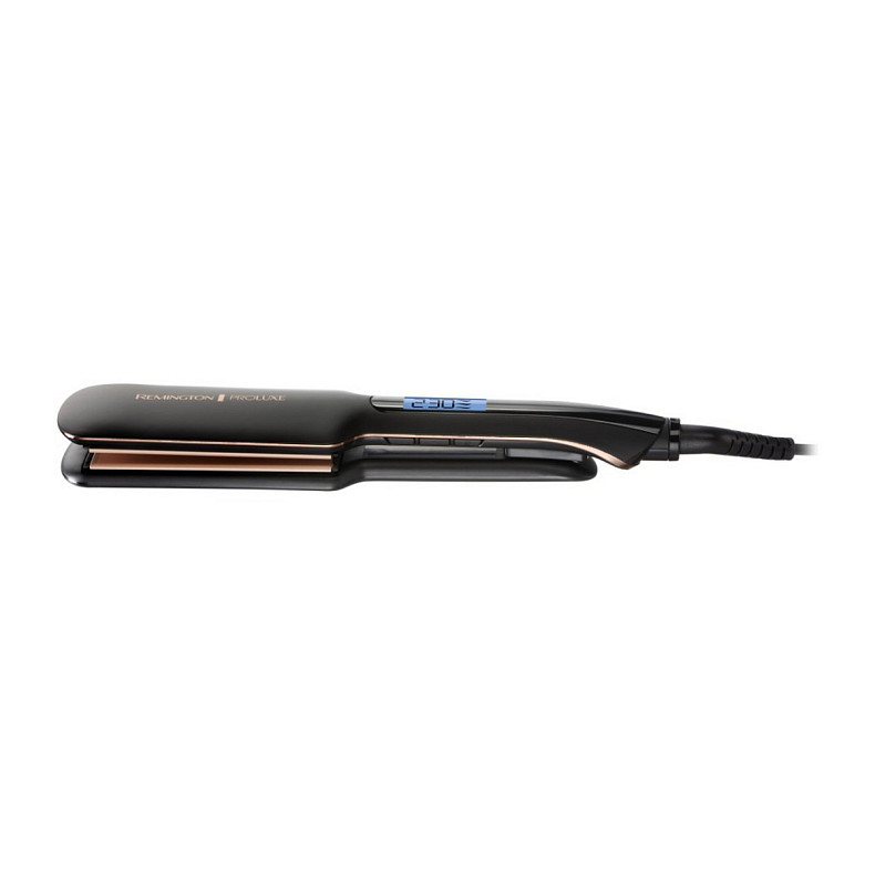 Выпрямитель Remington PROluxe Midnight Wide Plate Straightener, темп. режимов-9, 150-230С, чехол, дисплей