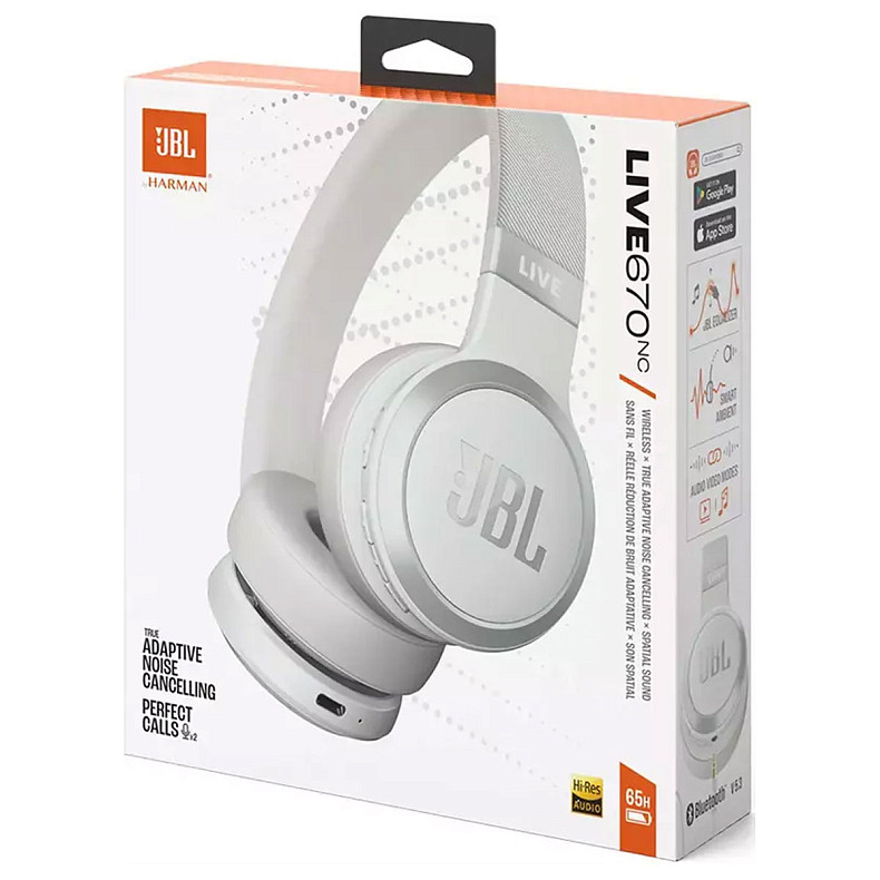 Наушники JBL LIVE 670NC (White) JBLLIVE670NCWHT