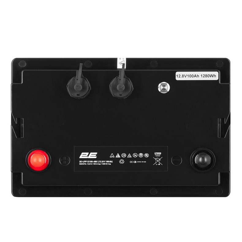 Аккумуляторная батарея 2E LFP12, 12В, 100Ah, ABC 4S (2E-LFP12100-ABC)