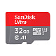 Карта памяти SanDisk 32 GB microSDHC UHS-I Ultra A1 SDSQUA4-032G-GN6MN