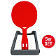 Тренувальний набір для настільного тенісу Gewo Flip-Paddle Set (109180000)