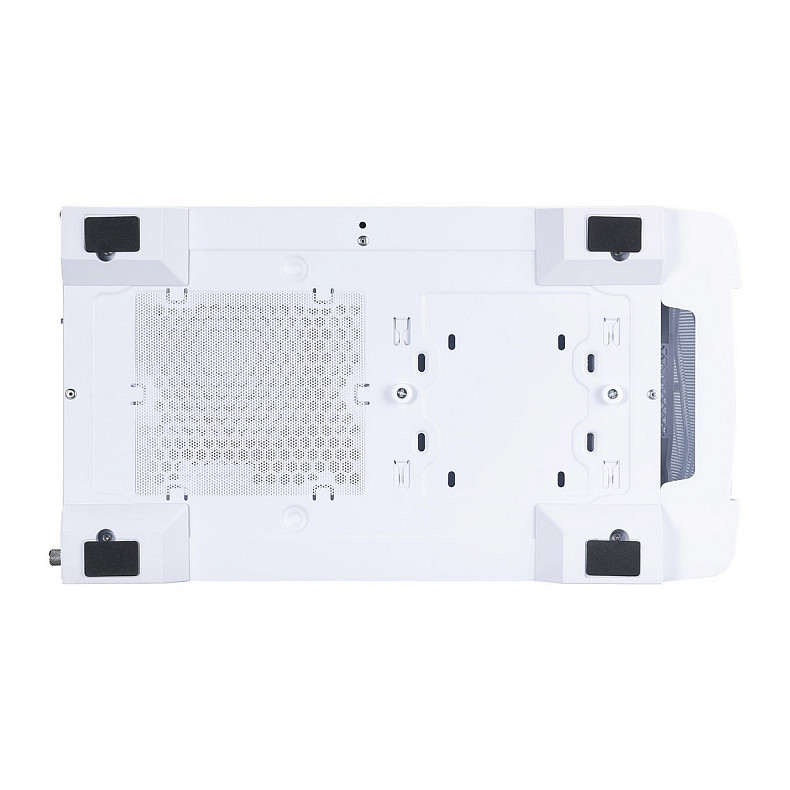Корпус 1stPlayer D4-M-WH-2F1P-W-1F1-W White