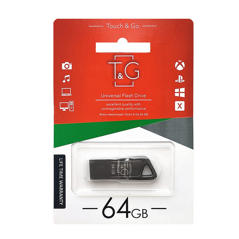 Флеш-накопитель USB 64GB T&G 114 Metal Series (TG114-64G)