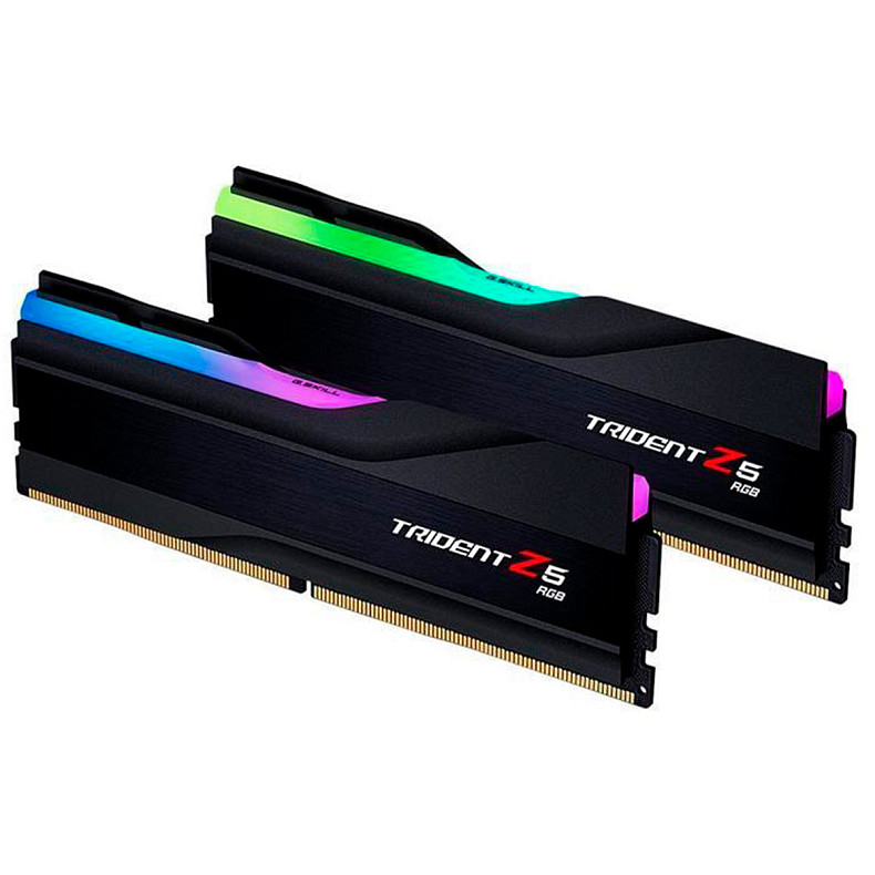 ОЗП G.Skill DDR5 2x32GB 6000 Mhz Trident Z5 RGB Silver (F5-6000J3040G32GX2-TZ5RK)