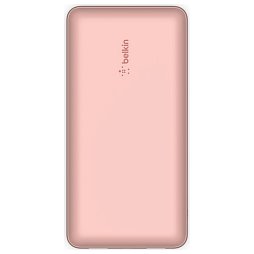 Універсальна мобільна батарея Power Bank Belkin 20000мА·год 15Вт, 2хUSB-A/USB-C, рожевий