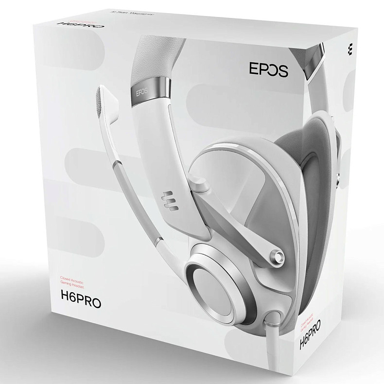 Наушники с микрофоном Sennheiser EPOS H6PRO Closed Ghost White (1000969)