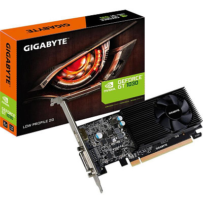 Видеокарта Gigabyte GeForce GT 1030 2Gb GDDR5 Low Profile (GV-N1030D5-2GL)