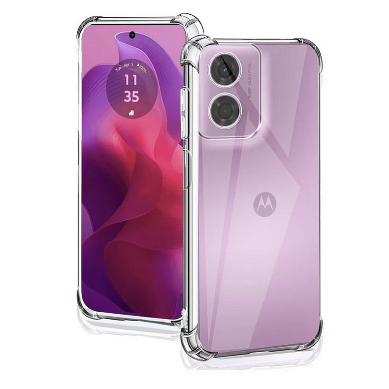 Чeхол-накладка BeCover Anti-Shock для Motorola Moto G04/E14 Clear (712309)