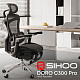 Крісло офісне з підставкою для ніг Sihoo DORO C300 Pro Mesh Black