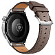 Смарт-часы Huawei Watch GT 6 46mm Steel with Brown Composite Leather Strap (55020FTW)