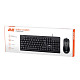 Комплект клавіатура та миша 2E MK401 USB-A, EN/UK, чорний