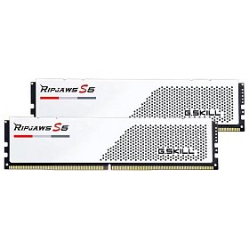 ОЗП DDR5 2x16GB/5200 G.Skill Ripjaws S5 White (F5-5200J4040A16GX2-RS5W)