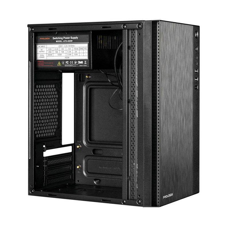 Корпус Prologix E124 400W Black