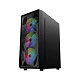 Корпус 1stPlayer FD3-4F2(AP)-BK Black без БЖ