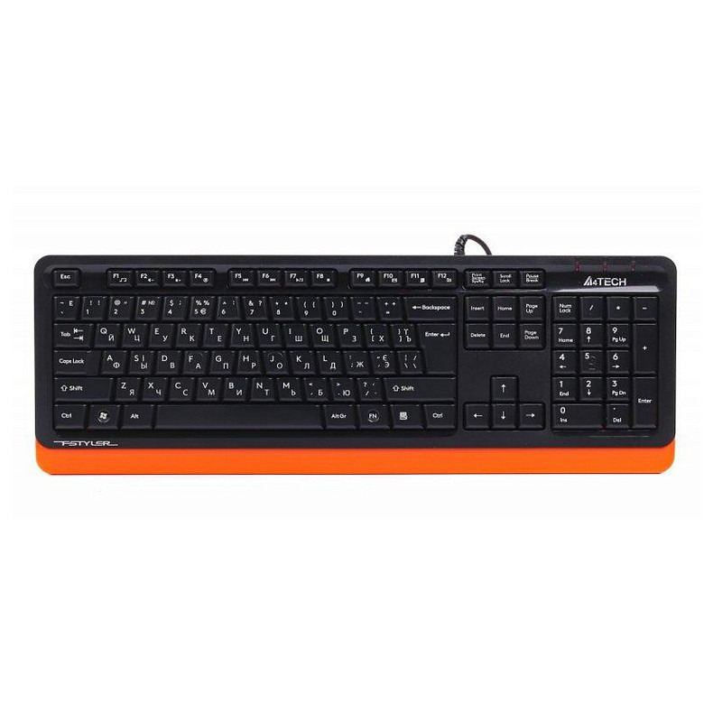 Клавіатура A4Tech Fstyler FKS10 Orange USB
